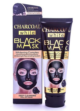 Чорна маска для обличчя Wokali Charcoal Black Mask Whitening C...