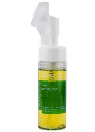 Пінка-мус для вмивання Wokali Green Tea Real Fresh Foam Facial...