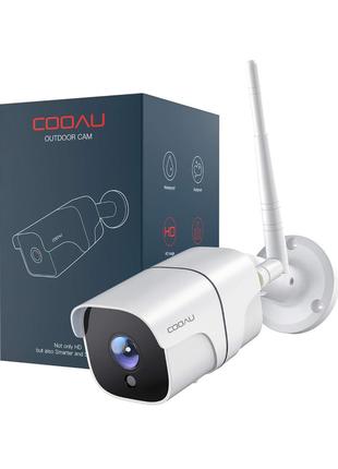 Камери відеоспостереження COOAU Outdoor, 1080P Wi-Fi Домашні к...