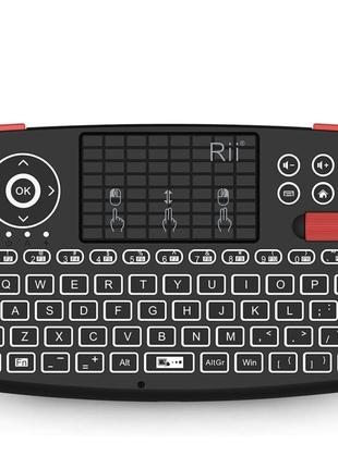 Rii (Оновлення) i4 Mini Bluetooth Keyboard with Touchpad, Blac...