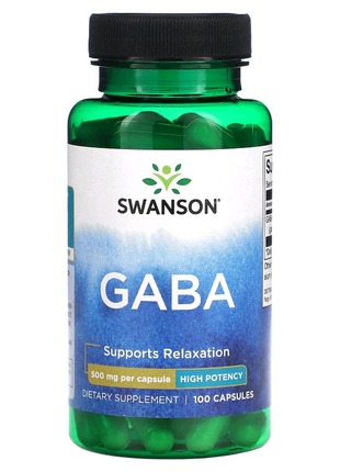 Gaba, High Potency, 500 мг, 100 капсул