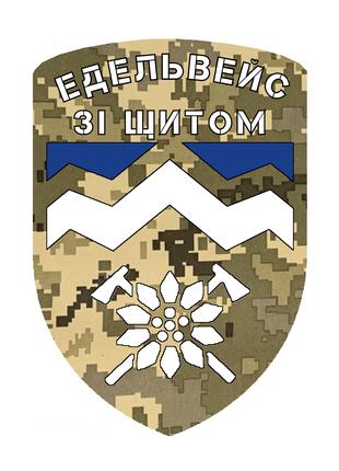 Шеврон 10 отдельная горно-штурмовая бригада Эдельвейс (10 ОГШБ...