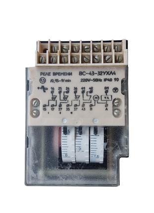 Реле времени ВС-43-32УХЛ4 0,15-9 хв 220 В 50Гц