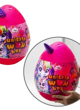 Креативна творчість "Unicorn WOW Box" Рожевий укр. UWB-01-01U(...