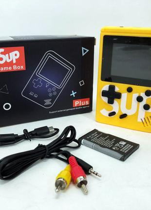 Ігрова приставка консоль Sup Game Box 500 ігор. Колір: жовтий