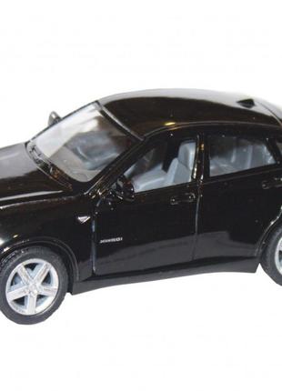 Колекційна іграшкова машинка BMW X6 KT5336W інерційна (Чорний)