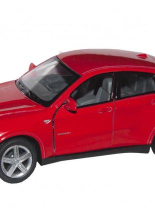 Колекційна іграшкова машинка BMW X6 KT5336W інерційна (Червоний)