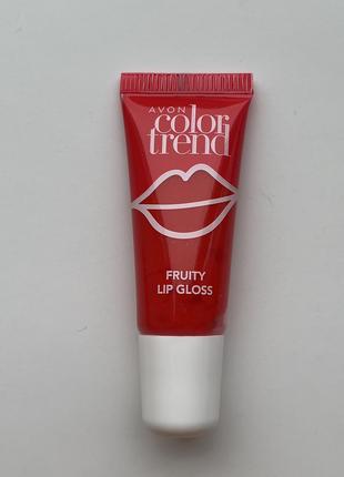 Блиск для губ Avon Color Trend "Фруктовий", Вишня, 10мл.