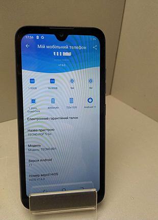 Мобильный телефон смартфон Б/У Tecno POP 5 Go (BD1) 1/16GB