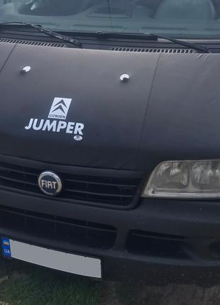 Чехол капота (2002-2006, кожазаменитель) для Citroen Jumper