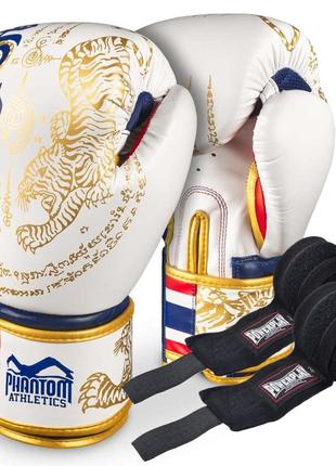 Боксерські рукавиці Phantom Muay Thai Gold 16 унцій