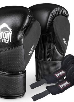 Боксерські рукавиці Phantom RIOT Pro Black 14 унцій