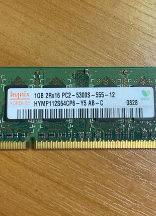 Оперативная память для ноутбука Hynix DDR 2 1gb, оперативка б/у