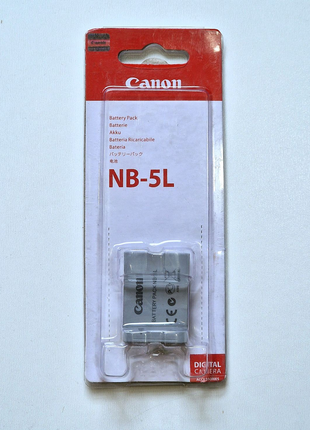 Аккумулятор, батарея NB-5L на фотоапарат Canon