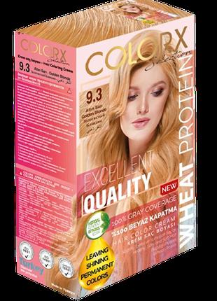 Крем-фарба для волосся COLORX 9.3 Золотистий блонд (стійкість ...