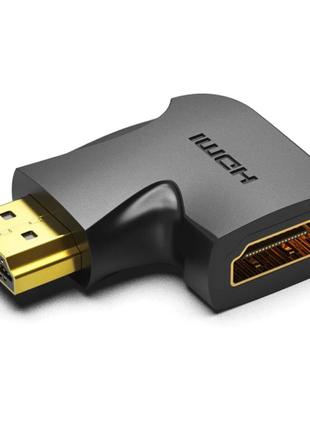 Адаптер переходник угловой HDMI-HDMI Vention Vertical Flat Ada...