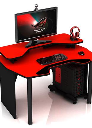 Геймерский компьютерный красный стол ХGamer DRAGON