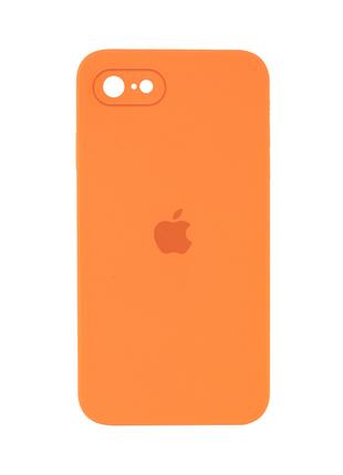Защитный чехол на Iphone 7 оранжевый / Papaya Silicone Case Sq...