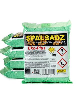 Spalsadz Eko Plus 1 кг х 5 шт порошок для чистки дымоходов