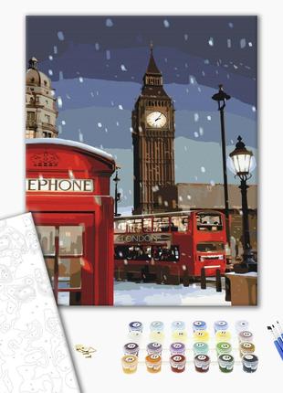 Картина по номерам "Зима в Лондоне", "BS28726", 40x50 см