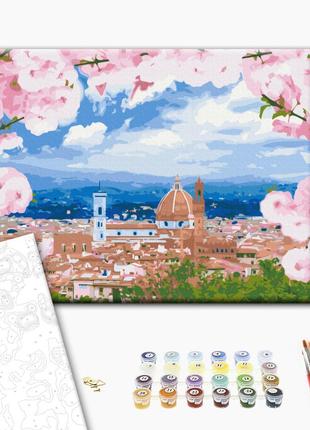 Картина по номерам "Флоренция в цвету", "BS52637", 40x50 см