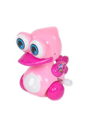 Заводна іграшка "Каченя" 6630 (Рожевий)