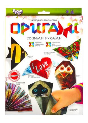 Набір для творчості "Орігамі" Ор-01-01…05, 6 фігурок (Кіт)