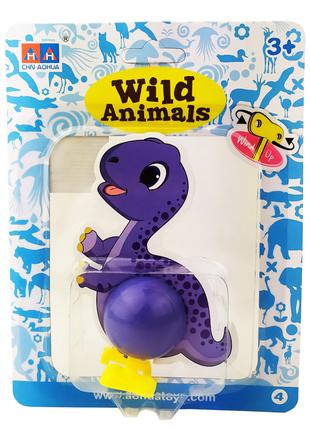 Іграшка заводна "Динозавр" 2030A 15 см (Фіолетовий)