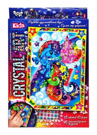 Набір креативної творчості "Crystal art Kids" Поні CArt-01-08,...
