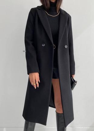 Кашемірове пальто Весняне класичне пальто Довге кашемірове пальто