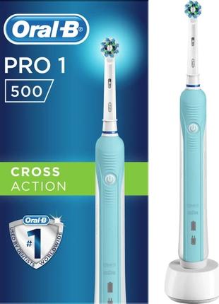Электрическая зубная щетка ORAL-B BRAUN Pro 1 Сross Aсtion 500...