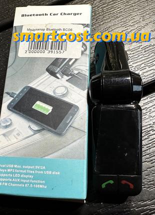 FM модулятор трансмітер Bluetooth BC06 USB