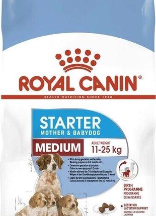 Сухой корм для собак Royal Canin Medium Starter в период берем...