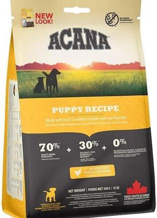 Сухий корм для собак ACANA Puppy Recipe для цуценят всіх порід...