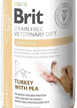 Влажный корм Brit GF VetDiet Hepatic для собак, для поддержки ...