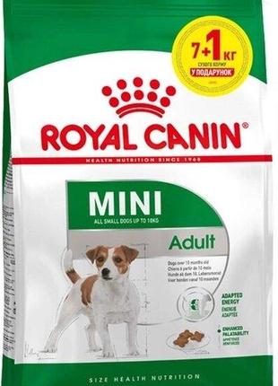 Корм для дорослих собак Royal Canin Mini Adult 7 кг + 1 кг (02...