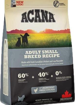 Сухой корм для собак ACANA Adult Small Breed Recipe для взросл...