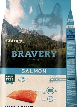 Сухой корм BRAVERY Salmon Mini Adult для взрослых собак мелких...
