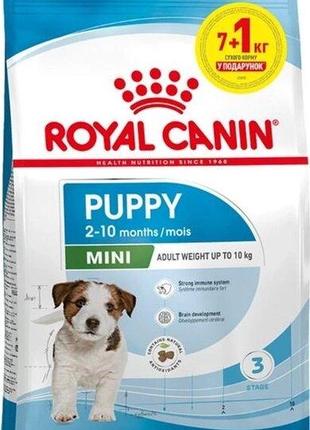 Корм для цуценят Royal Canin Mini Puppy 7 кг + 1 кг (027255279...