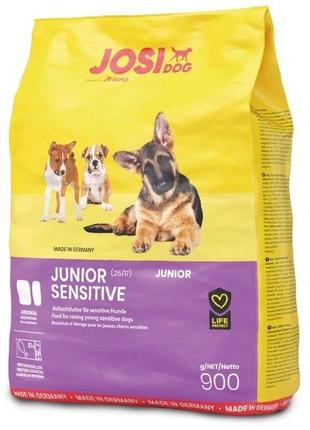 Сухой корм для щенков JosiDog Junior Sensitive с мясом домашне...