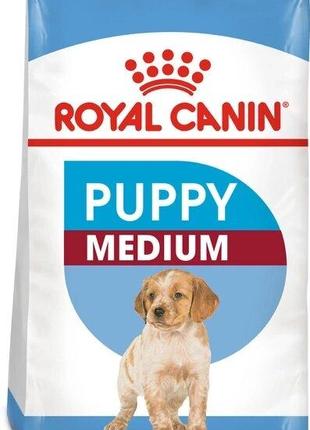 Сухой корм для щенков средних пород Royal Canin Medium Puppy д...