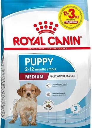 Промо набор Сухой корм для собак Royal Canin SHN MEDIUM PUPPY ...