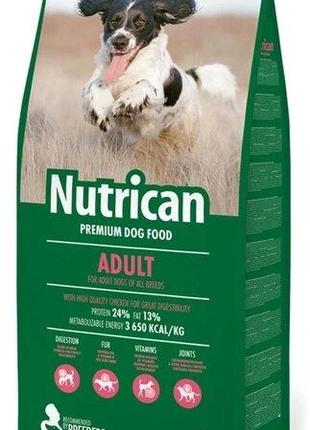 Сухой корм для собак Nutrican Adult со вкусом курицы 15 кг (nc...