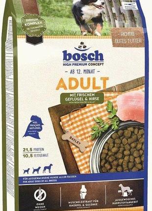 Сухий корм для собак Bosch HPC Adult Птиця + просо 3 кг (40155...