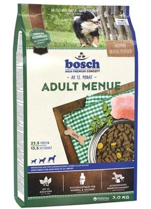 Сухий корм для собак Bosch 5218003 HPC Adult Menue 3 кг (40155...