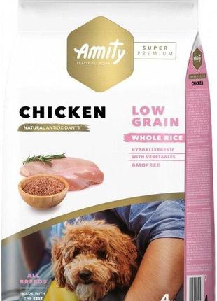 Сухий корм для собак Amity Super Premium Chicken, сухий корм д...