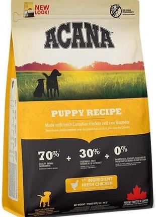 Сухой корм для собак ACANA Puppy Recipe для щенков всех пород ...