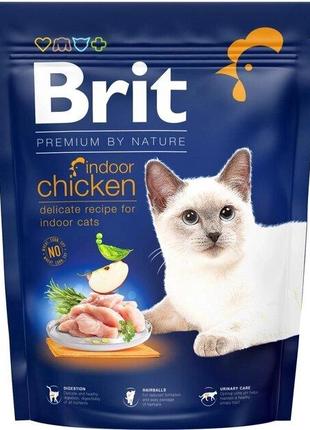 Сухой корм для кошек, обитающих в помещении Brit Premium by Na...