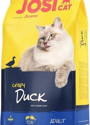Сухой корм для взрослых кошек JosiCat Crispy Duck 10 кг (40322...