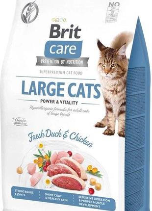 Сухой корм для кошек крупных пород Brit Care Cat GF Large cats...